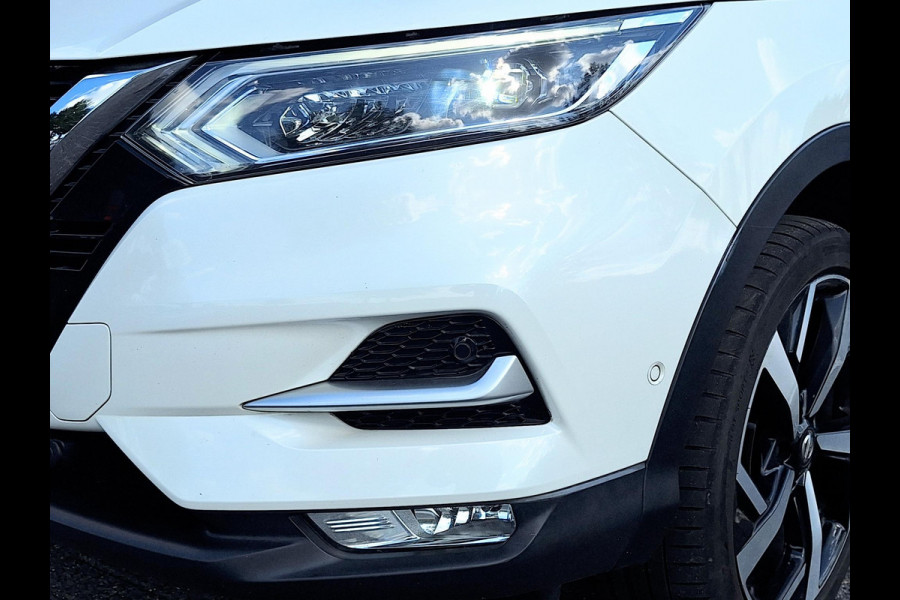 Nissan QASHQAI 1.2 Tekna + | Pano | Trekhaak | NAP | Leder | 360Cam | Navi | Climate | LED | Onderhoudshistorie |