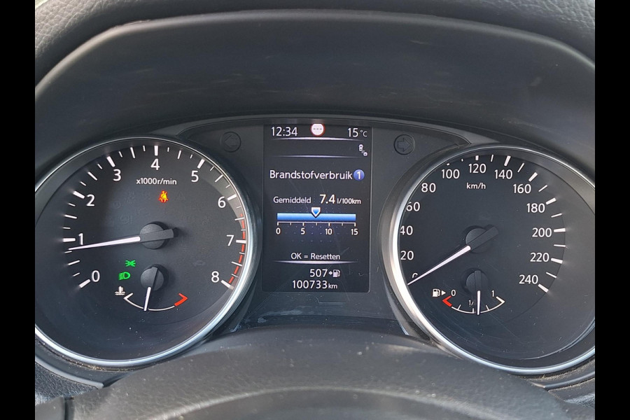 Nissan QASHQAI 1.2 Tekna + | Pano | Trekhaak | NAP | Leder | 360Cam | Navi | Climate | LED | Onderhoudshistorie |