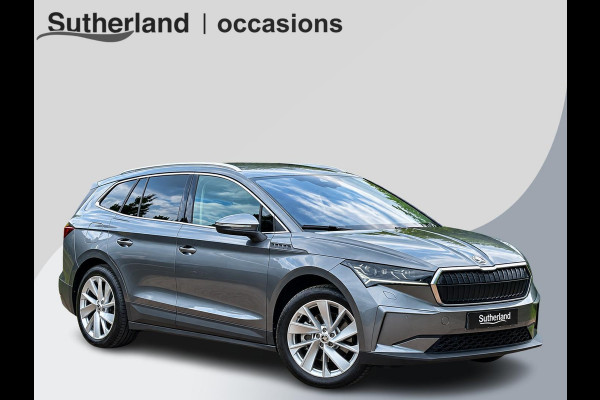 Škoda ENYAQ iV Business Edition 80 Design Selection Suite 204PK | SOH 94% | Wegklapbare Trekhaak | Warmtepomp | Navigatie | 360-Graden Camera | 20" LMV | Elektr. Klep