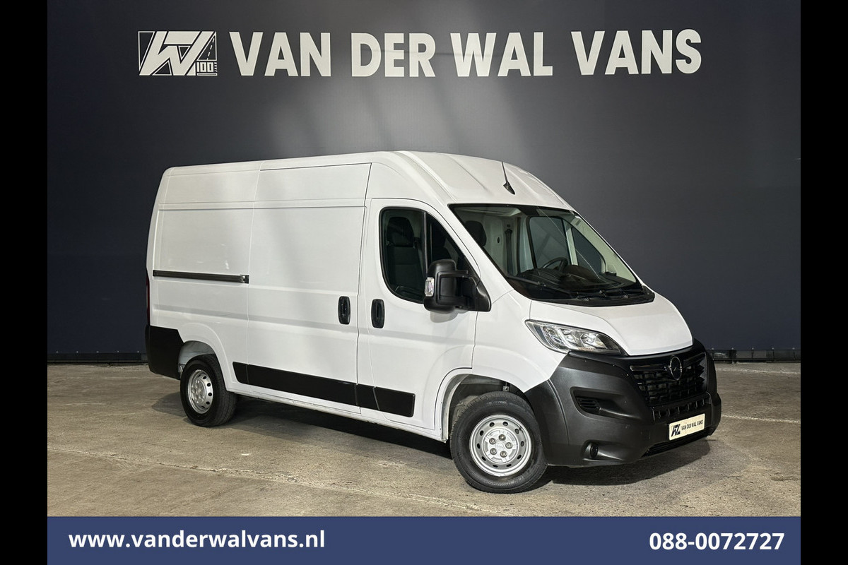Opel Movano 2.2D 120pk L2H2 inrichting Euro6 Airco | Camera | Navigatie | Cruisecontrol Parkeersensoren, Bijrijdersbank