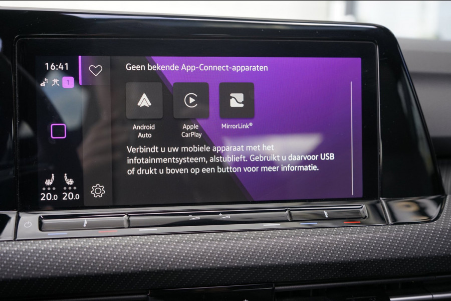 Volkswagen Golf 8 VIII 1.5 eTSI R-Line AUTOMAAT BLACK STYLE|ACC|CAMERA|HARMAN KARDON|HEADUP|IQ LIGHT|KEYLESS|MODE|PANORAMA