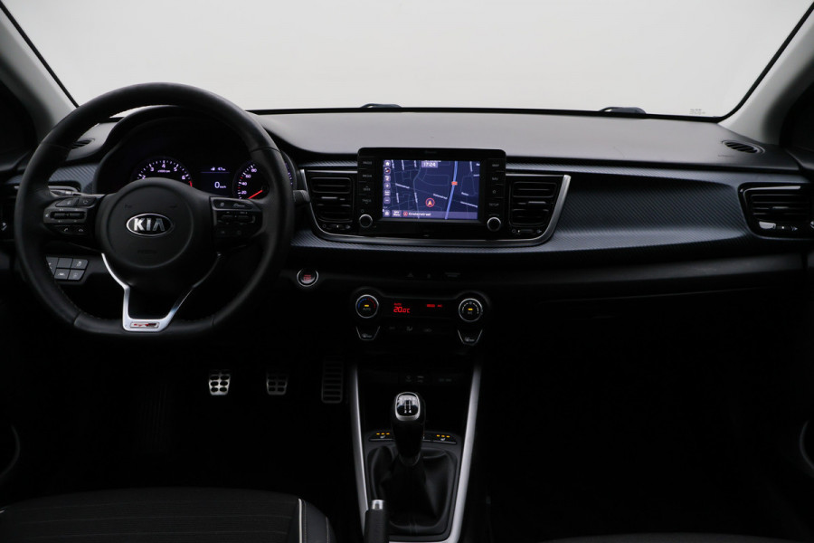 Kia Rio 1.0 TGDI GT-Line Camera, Apple CarPlay, KeyLess, Leder/Stof, Navi, PDC, 17"