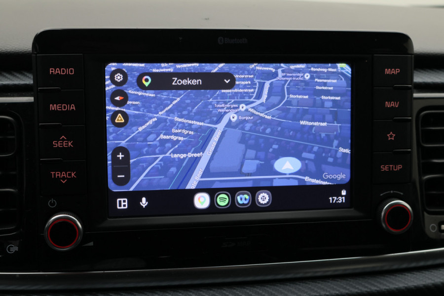 Kia Rio 1.0 TGDI GT-Line Camera, Apple CarPlay, KeyLess, Leder/Stof, Navi, PDC, 17"