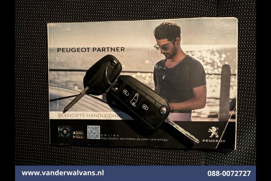 Peugeot Partner 1.5 BlueHDI 102pk L2H1 Euro6 Airco | 3-Zits | Apple Carplay | Camera | Cruisecontrol | Trekhaak Android Auto, Parkeersensoren, Bijrijdersbank