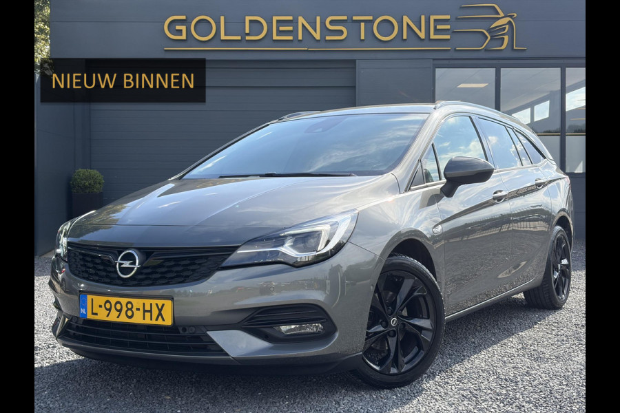 Opel Astra Sports Tourer 1.2 Ultimate ✓146pk✓Carplay✓Camera✓Stoelverw✓Stuurverw✓Keyless✓Pdc V+A✓Alcantara-Leder✓Clima✓Cruise✓6 Bak✓Rijstrooksensor✓Dodehoeksensor✓17''Lm velgen✓N.A.P✓Apk tot 11-2028