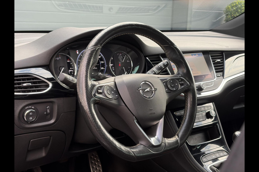 Opel Astra Sports Tourer 1.2 Ultimate ✓146pk✓Carplay✓Camera✓Stoelverw✓Stuurverw✓Keyless✓Pdc V+A✓Alcantara-Leder✓Clima✓Cruise✓6 Bak✓Rijstrooksensor✓Dodehoeksensor✓17''Lm velgen✓N.A.P✓Apk tot 11-2028
