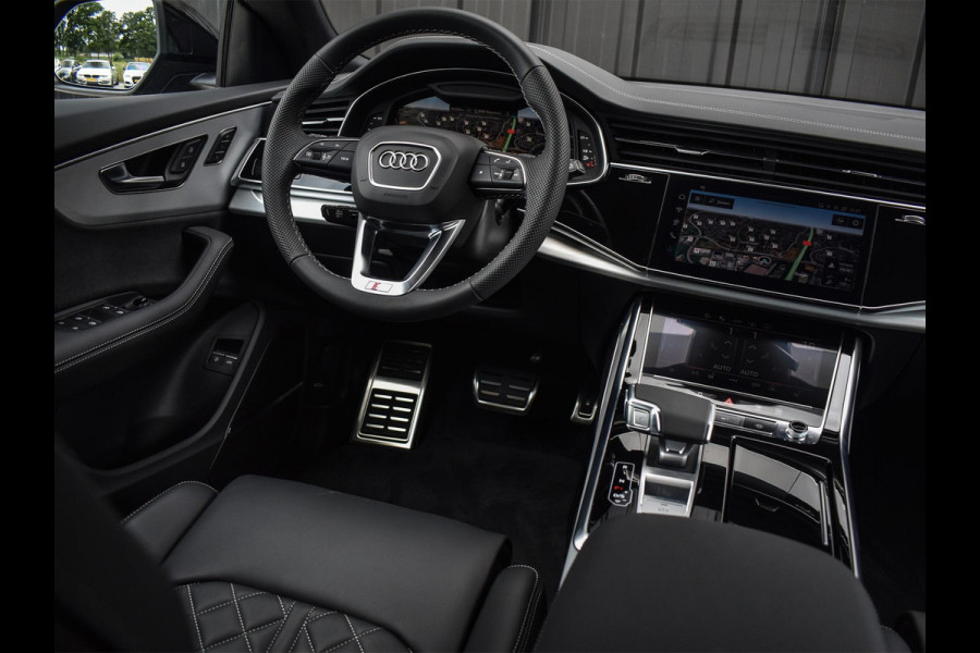 Audi Q8 55 TFSI e quattro Pro Line S Memory seats | 360 Camera | Keyless | Soft close | Adaptive cruise | Panoramadak | B&O sound | Achterbank verwarmd | Ambiance interieur | El. trekhaak