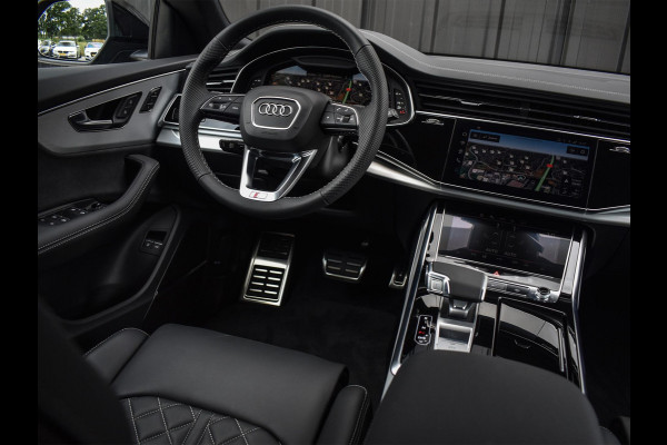 Audi Q8 55 TFSI e quattro Pro Line S Memory seats | 360 Camera | Keyless | Soft close | Adaptive cruise | Panoramadak | B&O sound | Achterbank verwarmd | Ambiance interieur | El. trekhaak