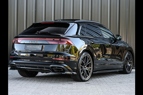 Audi Q8 55 TFSI e quattro Pro Line S Memory seats | 360 Camera | Keyless | Soft close | Adaptive cruise | Panoramadak | B&O sound | Achterbank verwarmd | Ambiance interieur | El. trekhaak
