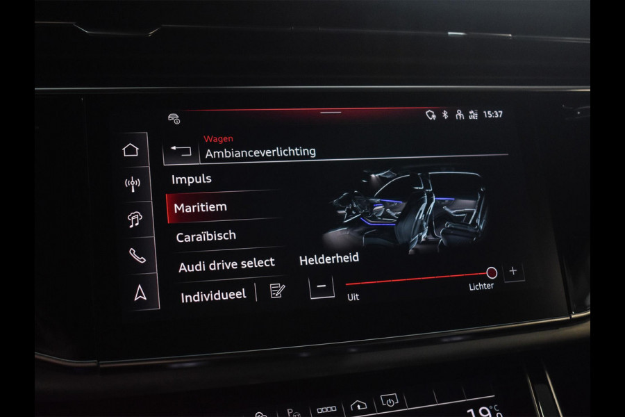 Audi Q8 55 TFSI e quattro Pro Line S Memory seats | 360 Camera | Keyless | Soft close | Adaptive cruise | Panoramadak | B&O sound | Achterbank verwarmd | Ambiance interieur | El. trekhaak