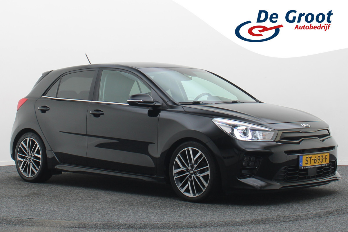 Kia Rio 1.0 TGDI GT-Line Camera, Apple CarPlay, KeyLess, Leder/Stof, Navi, PDC, 17"