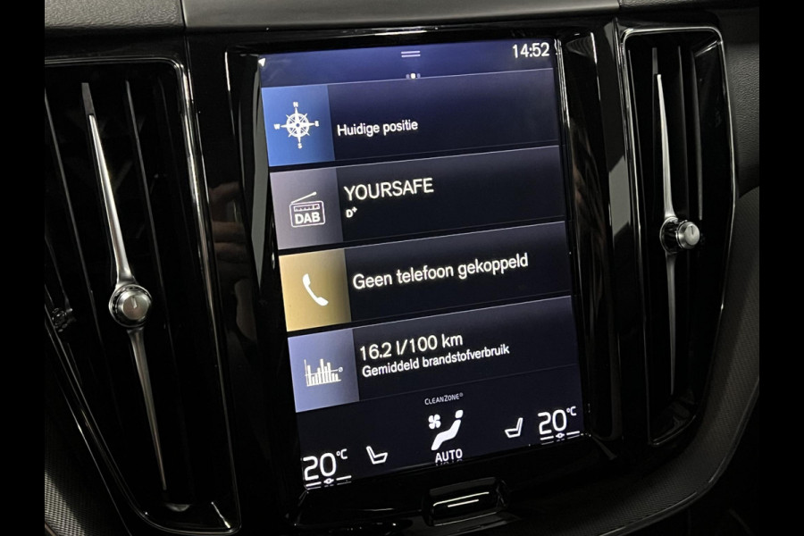 Volvo XC60 2.0 T5 AWD R-Design Luchtvering | Open dak | Cruise control | Stuur-/Stoelverwarming | 360 Camera | Head-up | Harman/Kardon | Blis