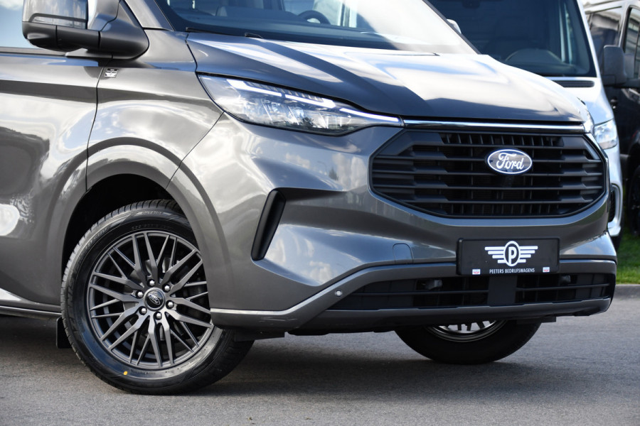 Ford Transit Custom 320 2.0 TDCI L2H1 Limited DC Adaptieve Cruise, 360 Camera, Carplay, Automaat, LED, 2 x Schuifdeur, Stoelverwarming, Virtual, 170pk, Sensoren, Uniek!