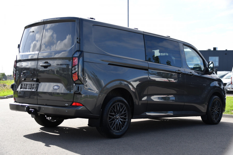 Ford Transit Custom 320 2.0 TDCI L2H1 Limited DC Adaptieve Cruise, 360 Camera, Carplay, Automaat, LED, 2 x Schuifdeur, Stoelverwarming, Virtual, 170pk, Sensoren, Uniek!