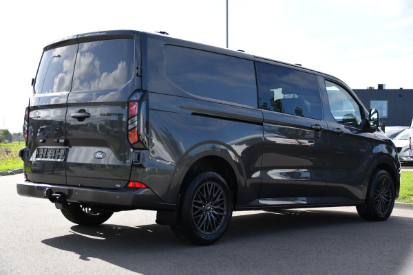 Ford Transit Custom 320 2.0 TDCI L2H1 Limited DC Adaptieve Cruise, 360 Camera, Carplay, Automaat, LED, 2 x Schuifdeur, Stoelverwarming, Virtual, 170pk, Sensoren, Uniek!