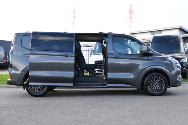Ford Transit Custom 320 2.0 TDCI L2H1 Limited DC Adaptieve Cruise, 360 Camera, Carplay, Automaat, LED, 2 x Schuifdeur, Stoelverwarming, Virtual, 170pk, Sensoren, Uniek!