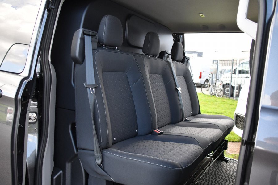 Ford Transit Custom 320 2.0 TDCI L2H1 Limited DC Adaptieve Cruise, 360 Camera, Carplay, Automaat, LED, 2 x Schuifdeur, Stoelverwarming, Virtual, 170pk, Sensoren, Uniek!