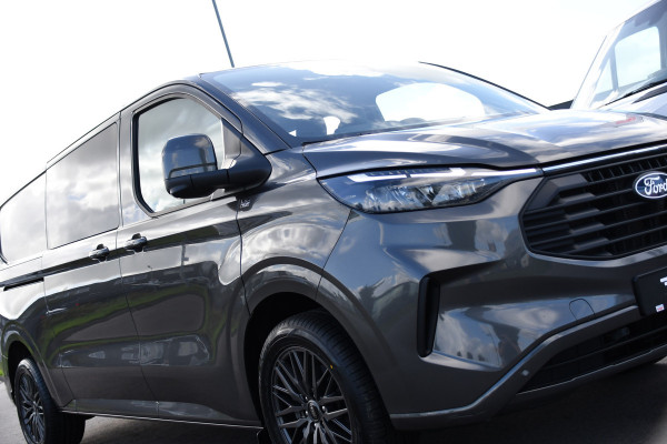 Ford Transit Custom 320 2.0 TDCI L2H1 Limited DC Adaptieve Cruise, 360 Camera, Carplay, Automaat, LED, 2 x Schuifdeur, Stoelverwarming, Virtual, 170pk, Sensoren, Uniek!