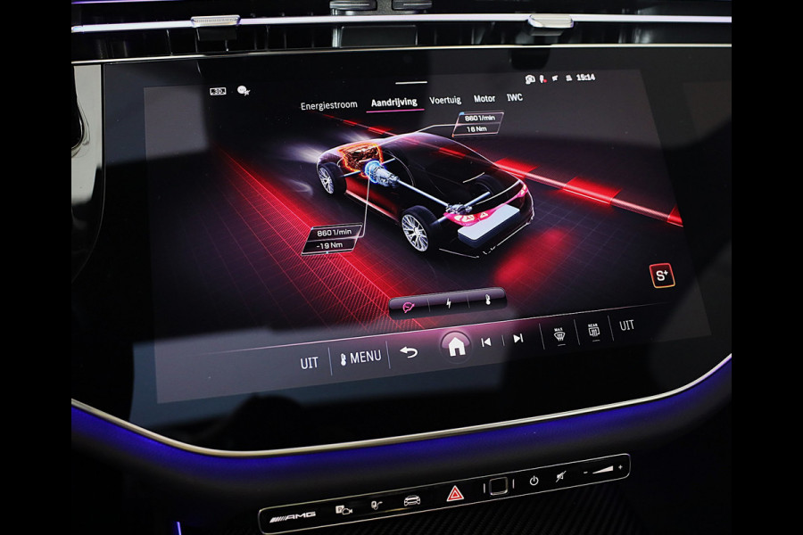 Mercedes-Benz E-Klasse AMG 53 4MATIC+ / Hyperscreen / Performance Zetels / Head Up / Verkoeling / 360 Camera / Memory / Open Pano