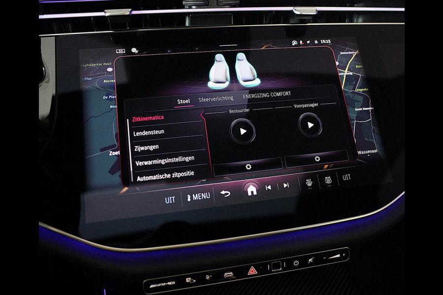 Mercedes-Benz E-Klasse AMG 53 4MATIC+ / Hyperscreen / Performance Zetels / Head Up / Verkoeling / 360 Camera / Memory / Open Pano