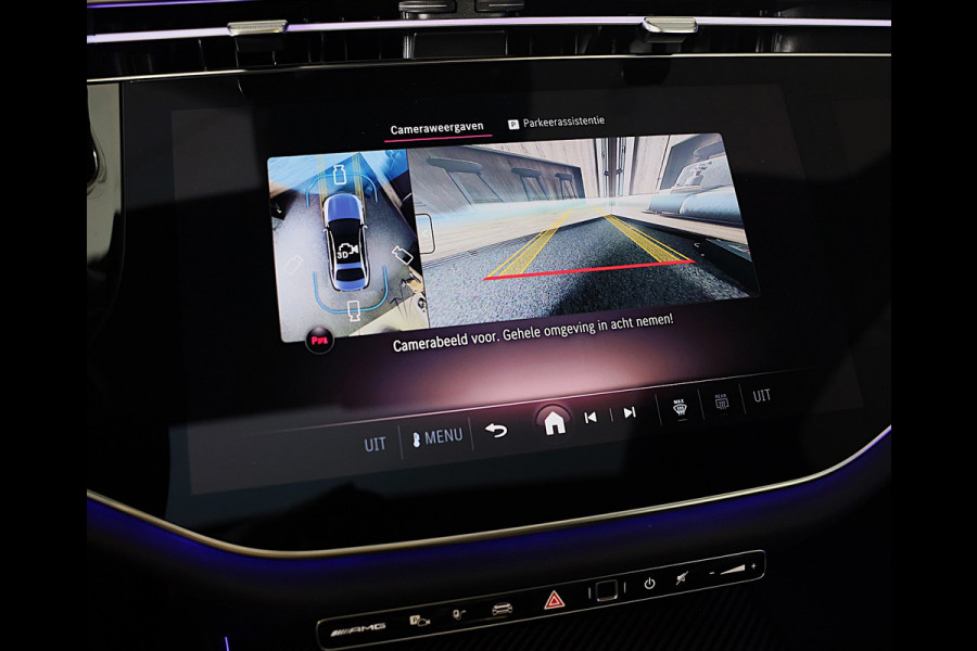 Mercedes-Benz E-Klasse AMG 53 4MATIC+ / Hyperscreen / Performance Zetels / Head Up / Verkoeling / 360 Camera / Memory / Open Pano