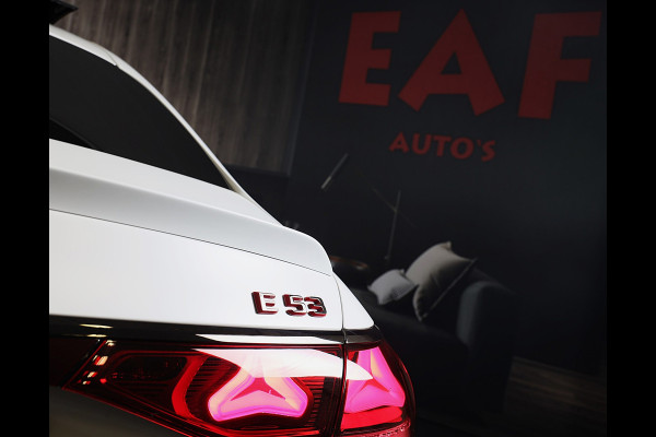 Mercedes-Benz E-Klasse AMG 53 4MATIC+ / Hyperscreen / Performance Zetels / Head Up / Verkoeling / 360 Camera / Memory / Open Pano