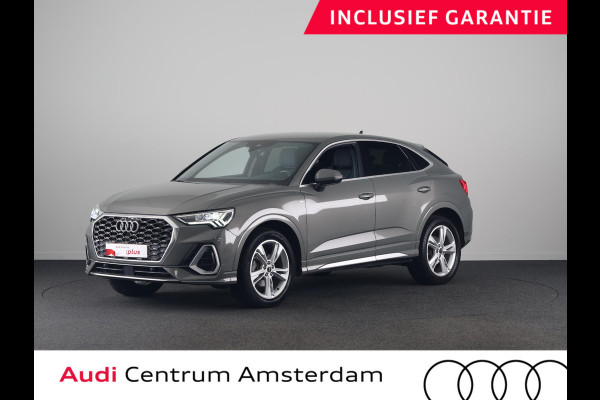 Audi Q3 Sportback 35 TFSI S Edition 150pk | Parkeer pakket | Apple Carplay/Android Auto | Climate control | Full-LED koplampen | Navigatiesysteem full map + hard disk | S Line exterieur en interieur | Lichtmetalen velgen 10-spaaks 19" | Voorstoelen verwarmd