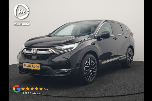 Honda CR-V 2.0 Black Edition MHEV 215pk Dealer O.H | Trekhaak Afn. | Adaptive Cruise | Camera | Sportstoelen Verwarmd | Keyless | Navigatie | DAB |  20"L.M
