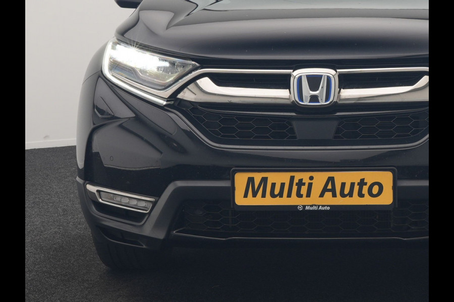 Honda CR-V 2.0 Black Edition MHEV 215pk Dealer O.H | Trekhaak Afn. | Adaptive Cruise | Camera | Sportstoelen Verwarmd | Keyless | Navigatie | DAB |  20"L.M
