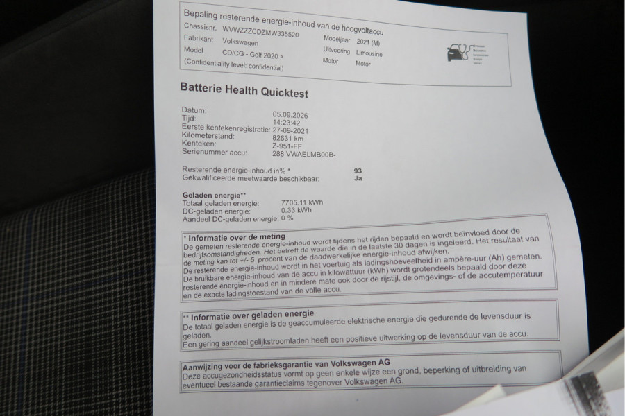 Volkswagen Golf 1.4 eHybrid 245pk GTE ,SOH 93%. Trekhaak afneembaar,ACC, PDC, Virtual cockpit,Navi, DAB+ , Carplay , Zwarte hemelbekleding, 18"LMV etc.