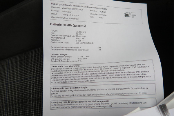 Volkswagen Golf 1.4 eHybrid 245pk GTE ,SOH 93%. Trekhaak afneembaar,ACC, PDC, Virtual cockpit,Navi, DAB+ , Carplay , Zwarte hemelbekleding, 18"LMV etc.