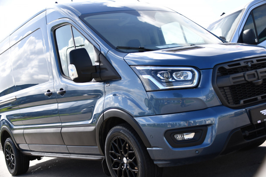 Ford Transit 350 2.0 TDCI L3H2 Limited PB Edition Camera, Cruise, Carplay, Stoelverwarming, 185pk, Trekhaak, Sensoren, LED, NAVI, Uniek!