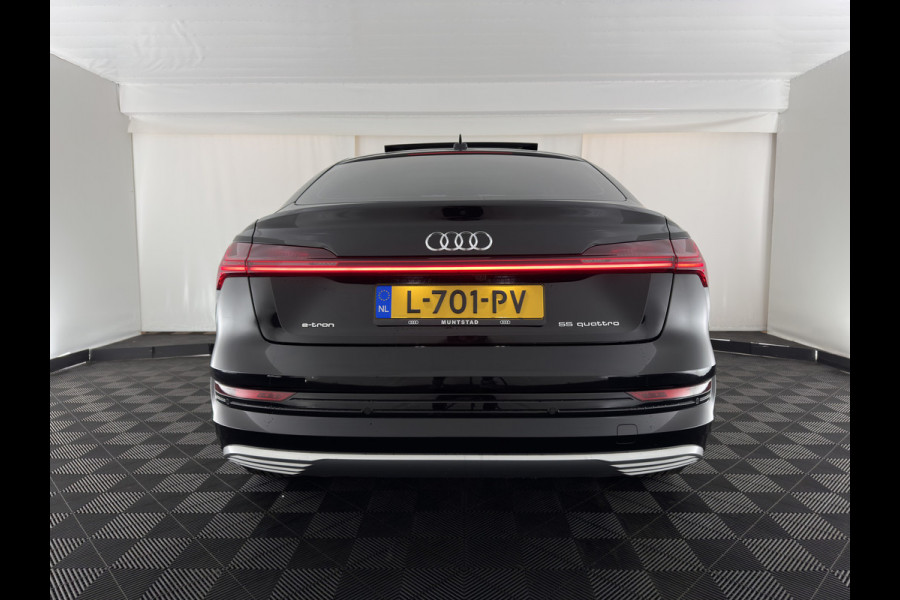 Audi e-tron Sportback 55 quattro Business edition Plus 95 kWh 3-Fase-11kW] {SoH-94%} *PANO | LEATHER | ADAPTIVE-CRUISE | MEMORY-PACK | FULL-LED | DIGI-COCKPIT | KEYLESS | CAMERA | PRIVACY-GLASS | HEATED-COMFORTSEATS | DAB+ | 21''ALU*