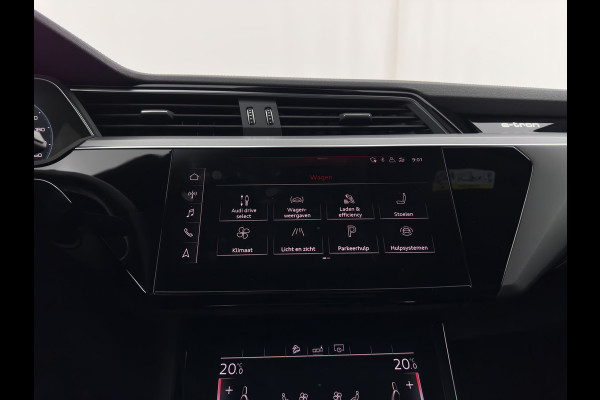 Audi e-tron 55 quattro S edition 95 kWh [3-Fase-11kW] {SoH-92%} (INCL-BTW) *PANO | LEATHER | BANG&OLUFSEN | ADAPTIVE-CRUISE | MEMORY-PACK | FULL-LED | DIGI-COCKPIT | KEYLESS | TOPVIEW | HEATED-SPORTSEATS | DAB+ | AMBIENT-LIGHT | 21''ALU*