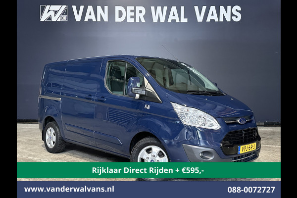 Ford Transit Custom 2.0 TDCI 131pk Automaat L1H1 Euro6 *Rijklaar Direct Rijden* Airco | Camera | Navigatie | Cruisecontrol 2x Zijdeur, LM velgen, Verwarmde voorruit, Parkeersensoren, Bijrijdersbank