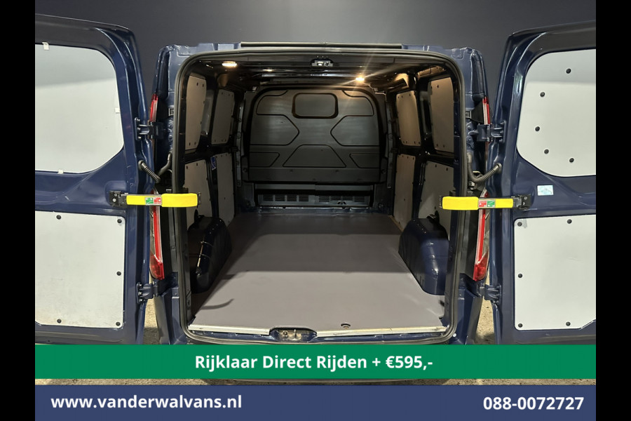 Ford Transit Custom 2.0 TDCI 131pk Automaat L1H1 Euro6 *Rijklaar Direct Rijden* Airco | Camera | Navigatie | Cruisecontrol 2x Zijdeur, LM velgen, Verwarmde voorruit, Parkeersensoren, Bijrijdersbank