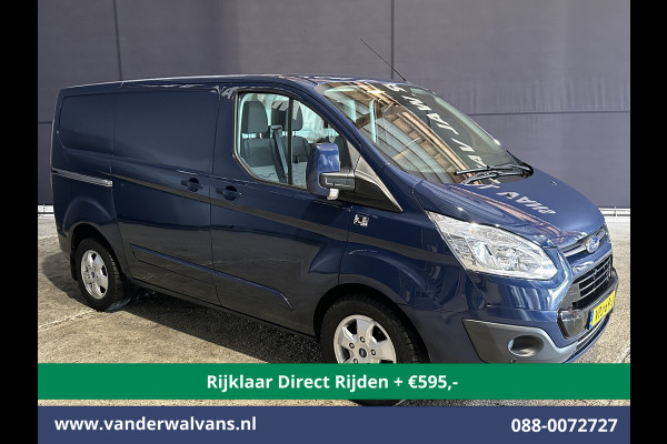 Ford Transit Custom 2.0 TDCI 131pk Automaat L1H1 Euro6 *Rijklaar Direct Rijden* Airco | Camera | Navigatie | Cruisecontrol 2x Zijdeur, LM velgen, Verwarmde voorruit, Parkeersensoren, Bijrijdersbank