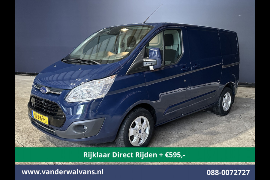 Ford Transit Custom 2.0 TDCI 131pk Automaat L1H1 Euro6 *Rijklaar Direct Rijden* Airco | Camera | Navigatie | Cruisecontrol 2x Zijdeur, LM velgen, Verwarmde voorruit, Parkeersensoren, Bijrijdersbank