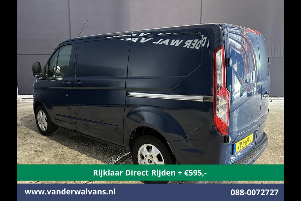Ford Transit Custom 2.0 TDCI 131pk Automaat L1H1 Euro6 *Rijklaar Direct Rijden* Airco | Camera | Navigatie | Cruisecontrol 2x Zijdeur, LM velgen, Verwarmde voorruit, Parkeersensoren, Bijrijdersbank