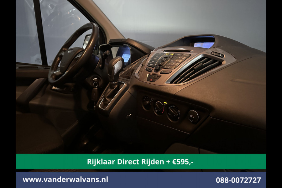 Ford Transit Custom 2.0 TDCI 131pk Automaat L1H1 Euro6 *Rijklaar Direct Rijden* Airco | Camera | Navigatie | Cruisecontrol 2x Zijdeur, LM velgen, Verwarmde voorruit, Parkeersensoren, Bijrijdersbank