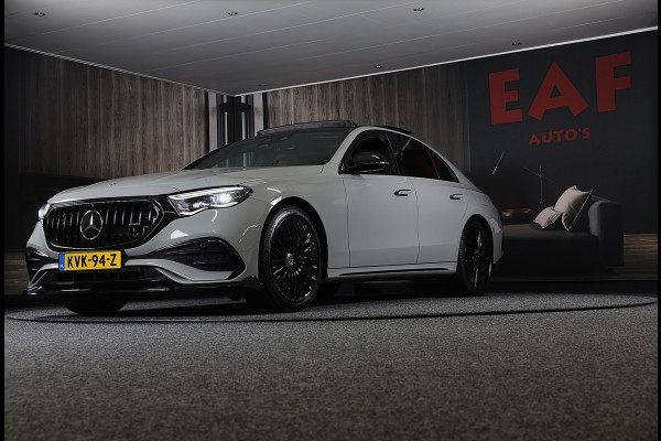 Mercedes-Benz E-Klasse 300 e AMG 53 Look / Head Up / Luchtvering / Burmester 4D / HYPERSCREEN / Acc / Memory / Open Pano / 20 Inch