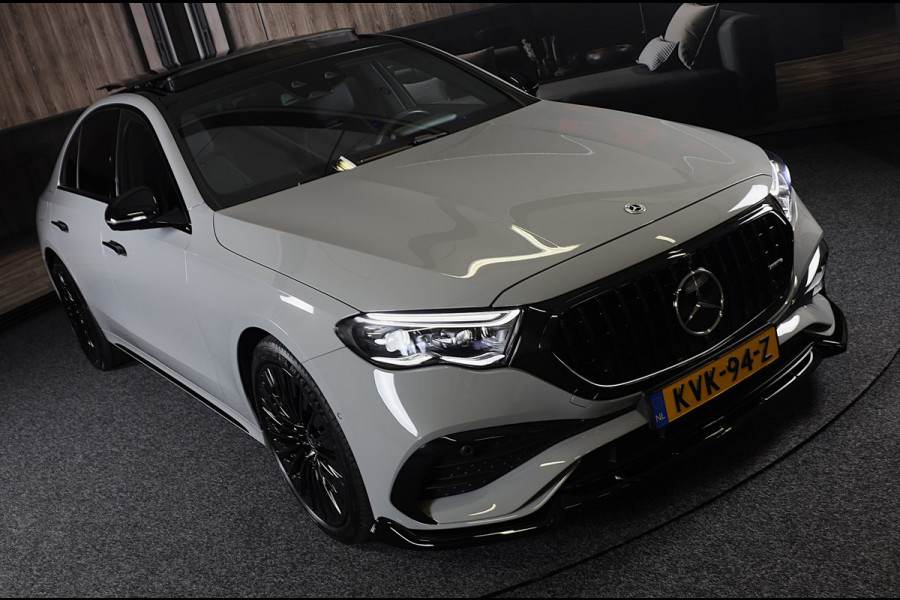 Mercedes-Benz E-Klasse 300 e AMG 53 Look / Head Up / Luchtvering / Burmester 4D / HYPERSCREEN / Acc / Memory / Open Pano / 20 Inch