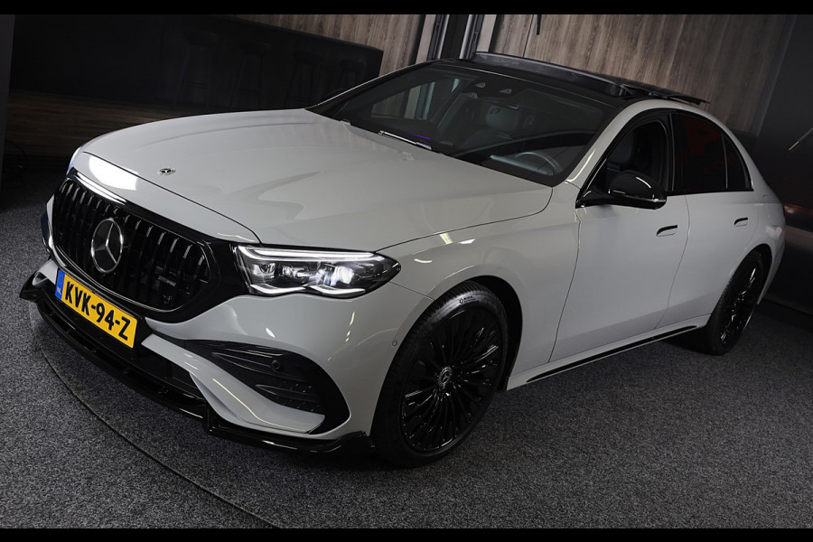 Mercedes-Benz E-Klasse 300 e AMG 53 Look / Head Up / Luchtvering / Burmester 4D / HYPERSCREEN / Acc / Memory / Open Pano / 20 Inch
