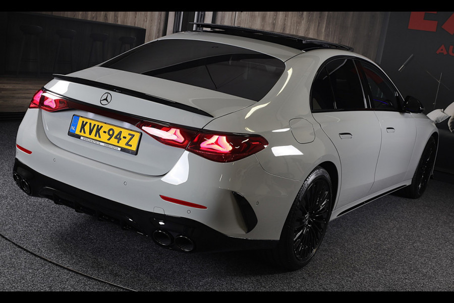 Mercedes-Benz E-Klasse 300 e AMG 53 Look / Head Up / Luchtvering / Burmester 4D / HYPERSCREEN / Acc / Memory / Open Pano / 20 Inch