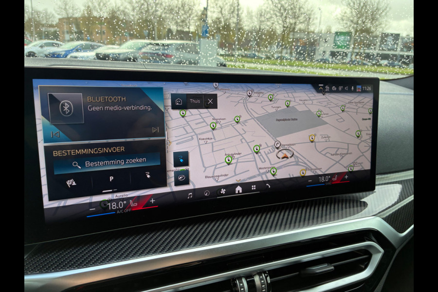 BMW i4 eDrive35 High Executive 70 kWh / Trekhaak / Schuifdak / 360Camera / Head-up / Harman Kardon / Leder / 19'' / Keyless / Sfeerverlichting / Stuur+Stoelverwarming / Dodehoek / DAB / ACC