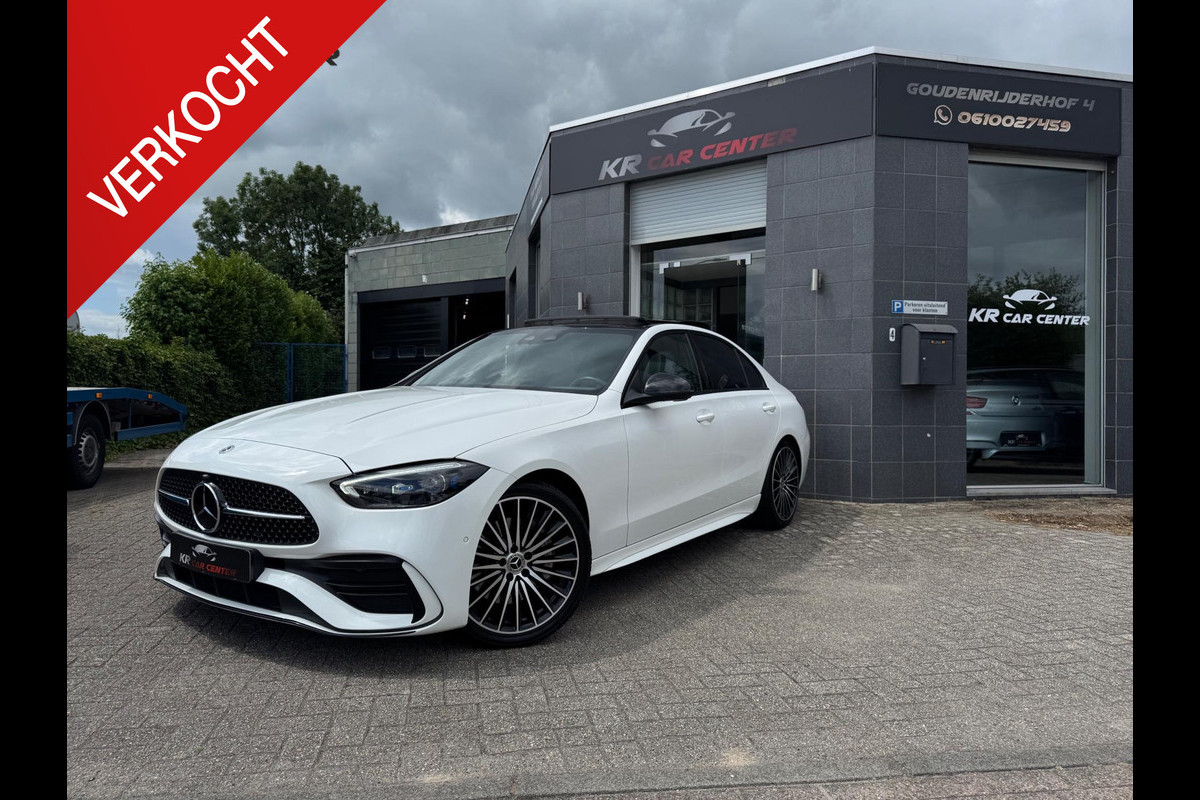 Mercedes-Benz C-Klasse 200 AMG PANO-CAMERA-SFEER-CARPLAY