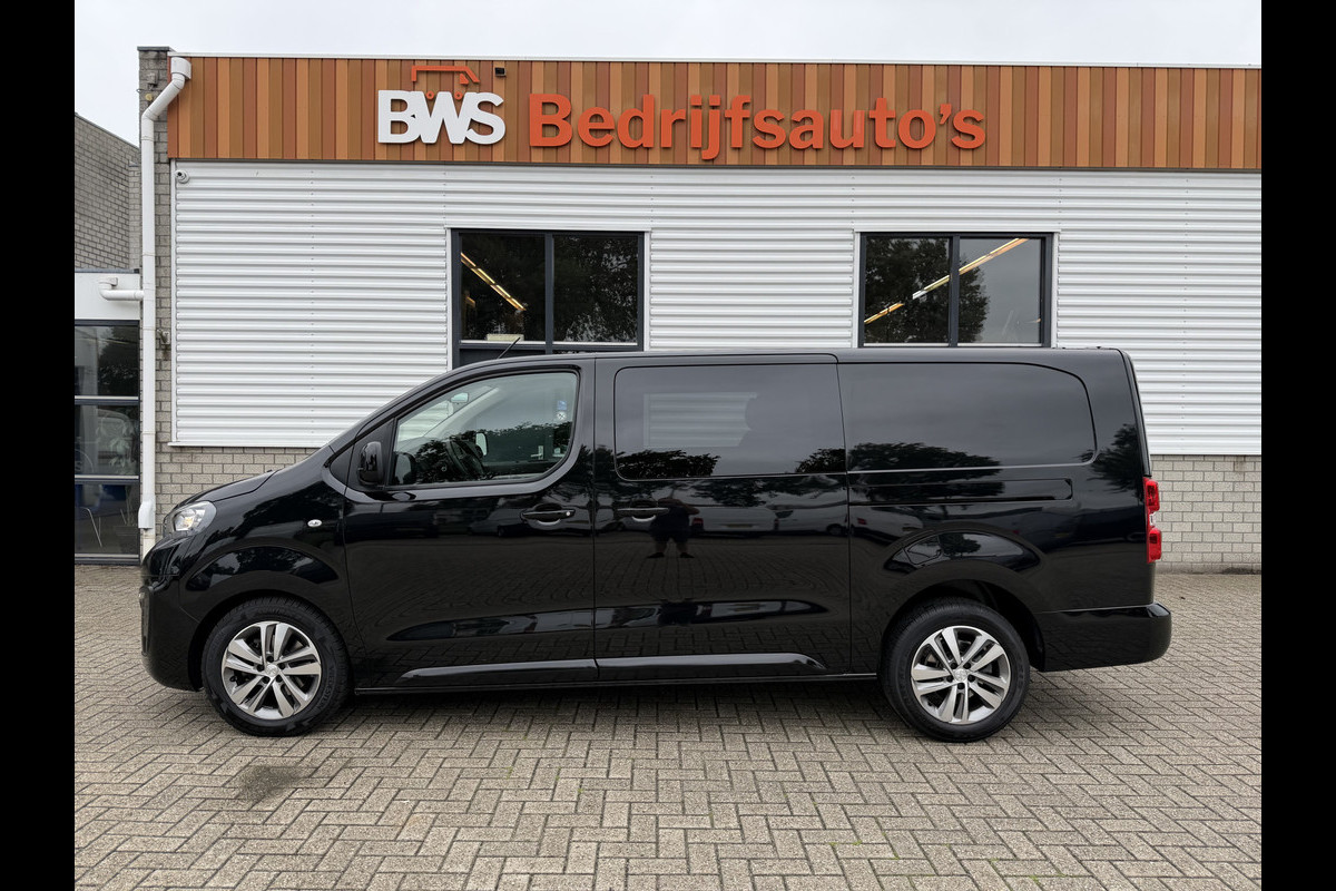 Peugeot Expert 2.0 BlueHDI 177pk automaat S&S L3H1 DC 5 persoons / vaste prijs rijklaar € 27.950 ex btw / lease vanaf € 456 / dubbele schuifdeur / euro 6 / bpm vrij / airco / cruise / navi / trekhaak !