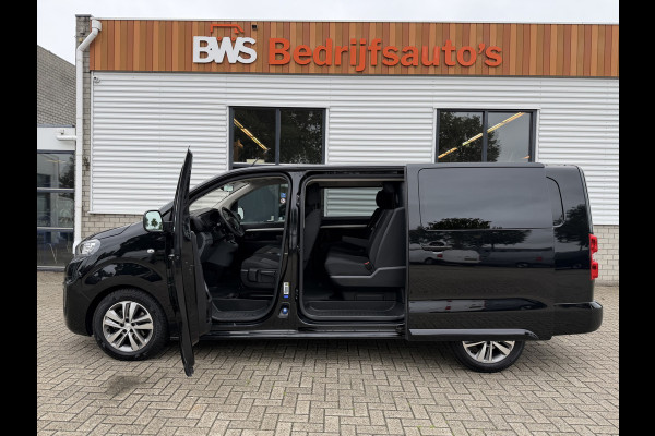 Peugeot Expert 2.0 BlueHDI 177pk automaat S&S L3H1 DC 5 persoons / vaste prijs rijklaar € 27.950 ex btw / lease vanaf € 456 / dubbele schuifdeur / euro 6 / bpm vrij / airco / cruise / navi / trekhaak !