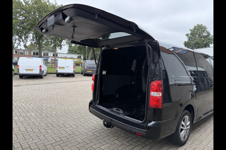 Peugeot Expert 2.0 BlueHDI 177pk automaat S&S L3H1 DC 5 persoons / vaste prijs rijklaar € 27.950 ex btw / lease vanaf € 456 / dubbele schuifdeur / euro 6 / bpm vrij / airco / cruise / navi / trekhaak !