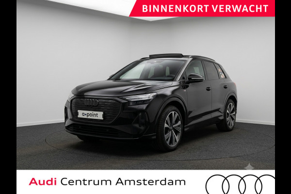 Audi Q6 e-tron S edition performance 100 kWh 306 pk | SOH 99,50% | Verlengde garantie | Navigatie | Warmetepomp | Panoramadak | Trekhaak (wegklapbaar) | Lederen bekleding | B&O Soundsystem | Rondomzicht camera | Head-up display | S-Line |